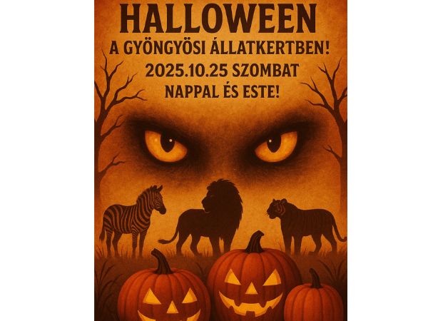 Ha Halloween, akkor Gyöngyösi Állatkert! - 2025.10.25 - Szombat! Nappal és Este!